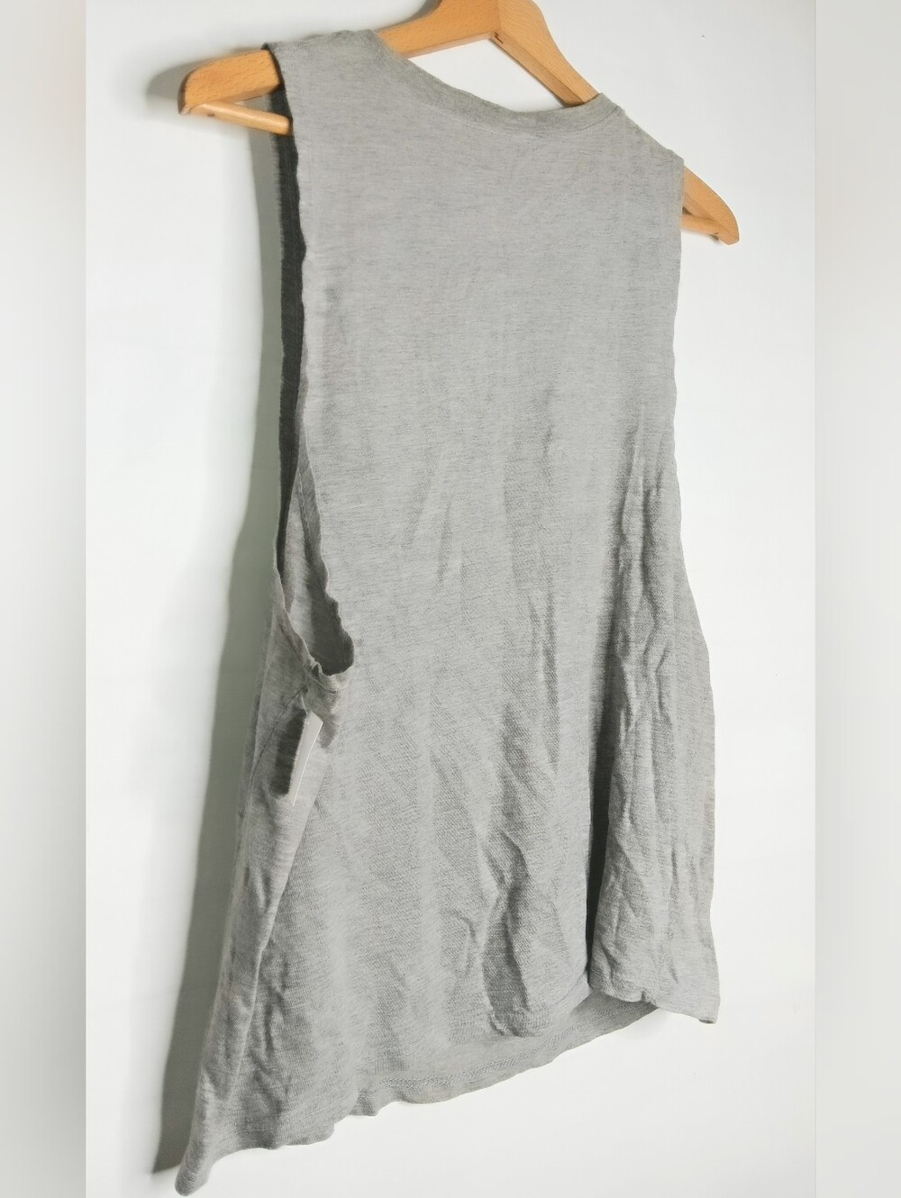 On Fire 2XL Gray Tank Top Owl Graphic Print Stretch Womens - Picture 6 of 6
